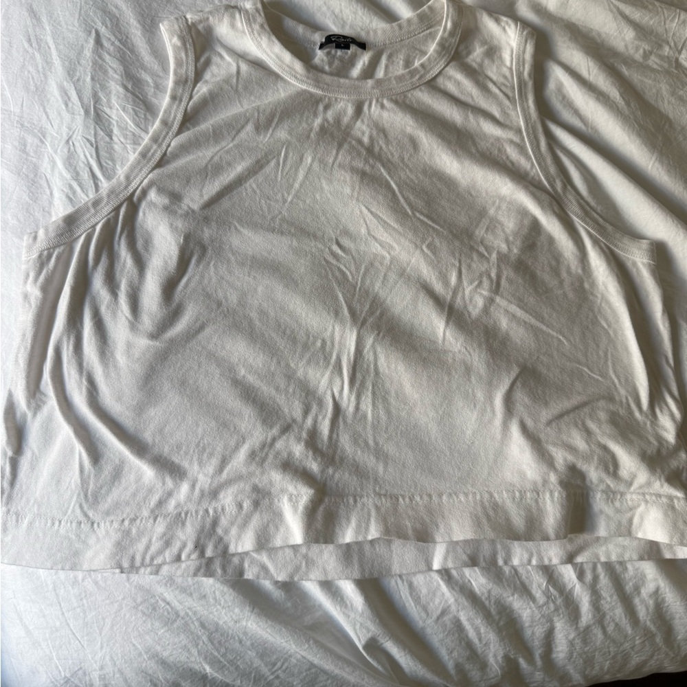 Rails White Sleeveless Top